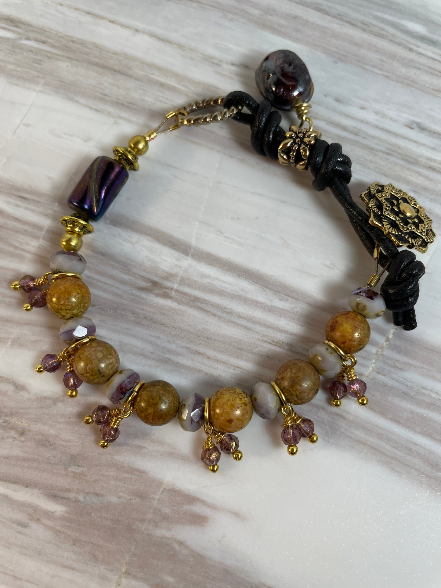 Mandala Button Bracelet