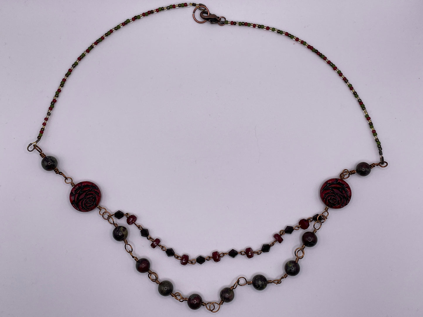 2-Strand Rose Necklace