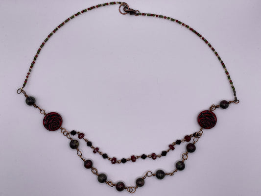 2-Strand Rose Necklace