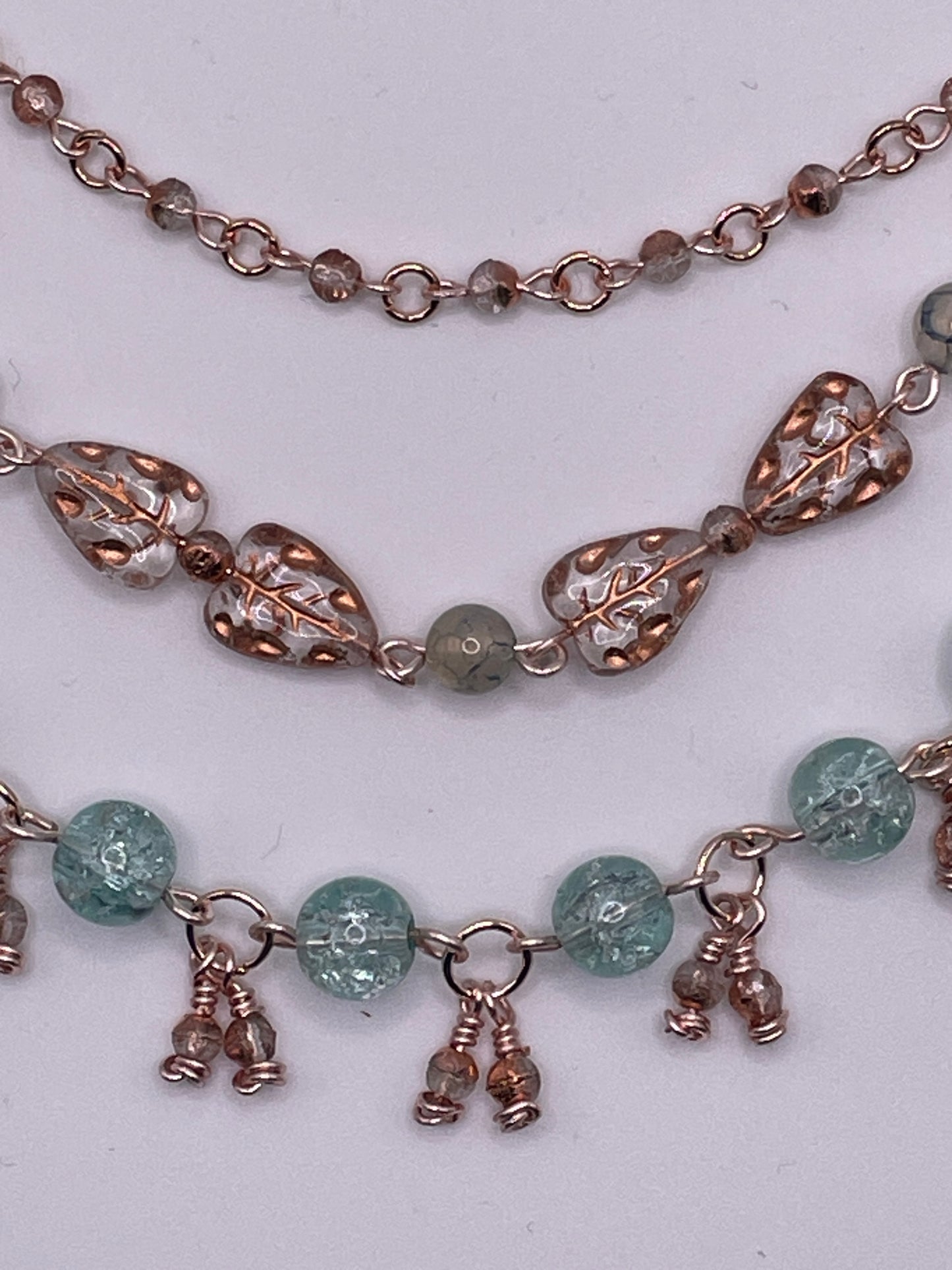 Rose Gold 3-Tier Necklace