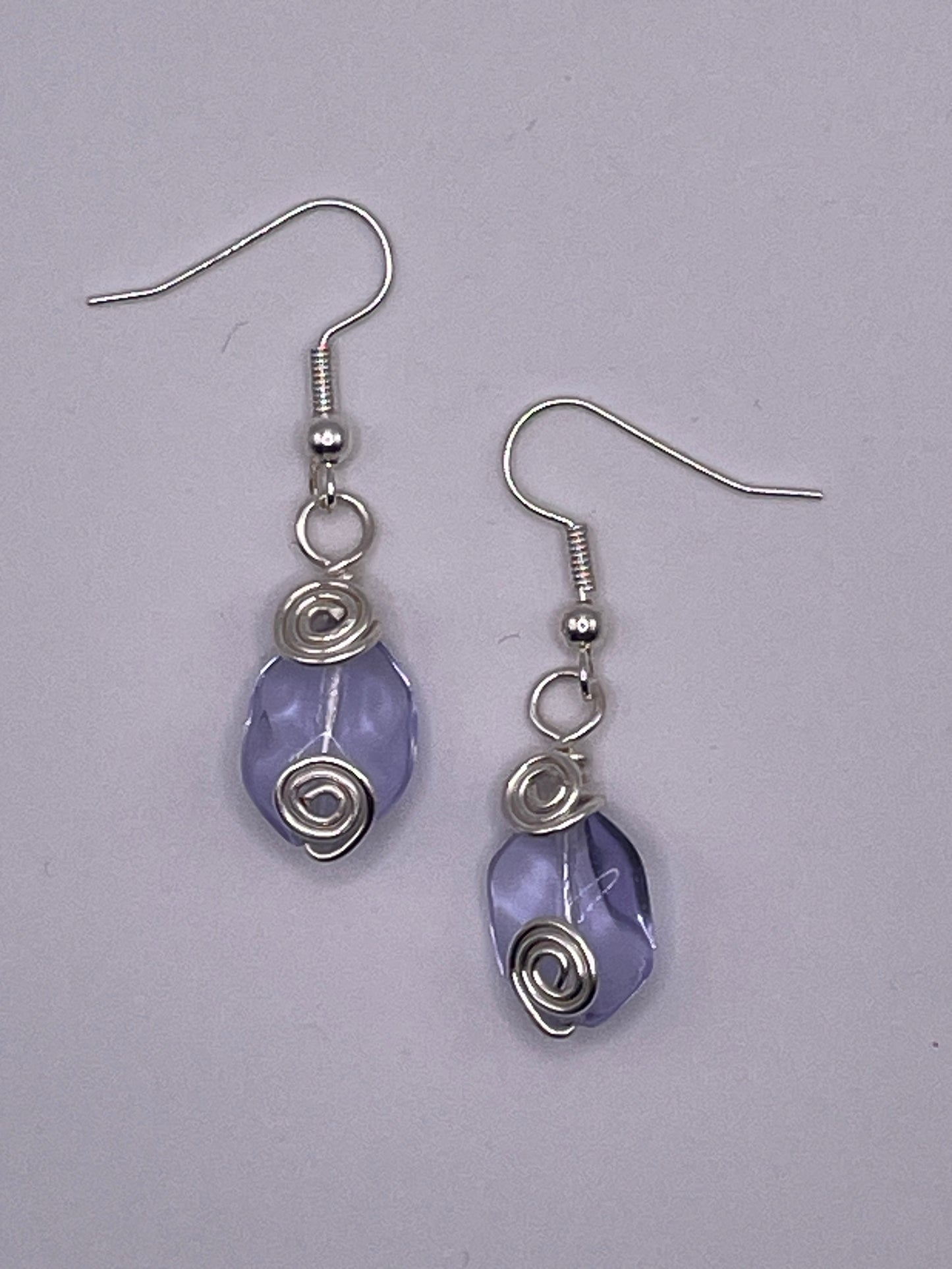 Lavender Swirl earrings