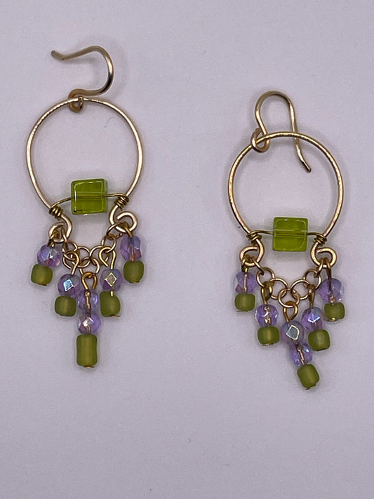 Chandelier Hoop Earrings