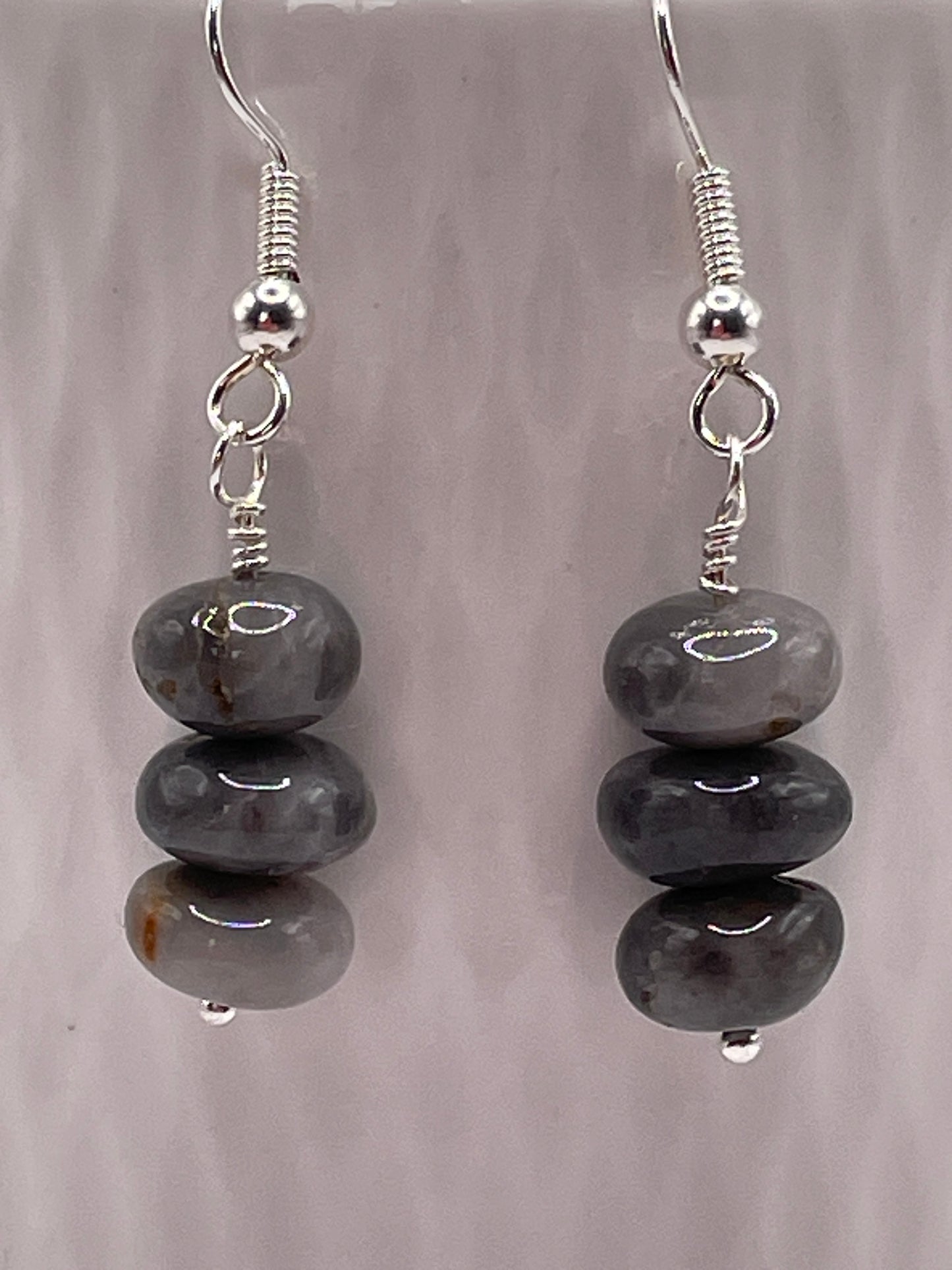Indian cut Hawk Eye Earrings