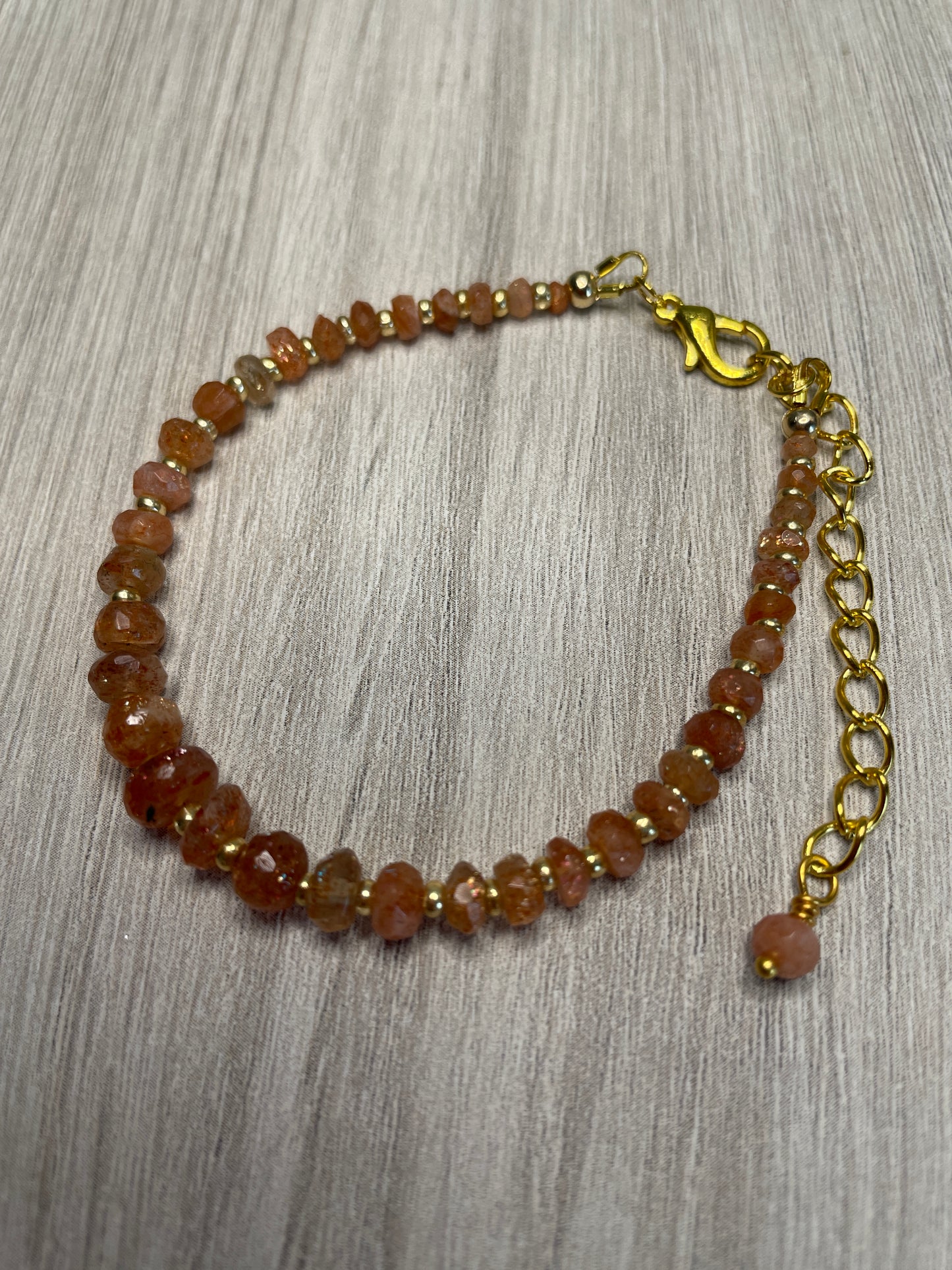 Sunstone Faceted