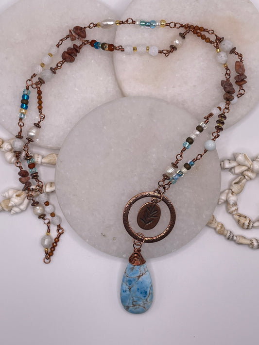 Apatite Teardrop Pendant