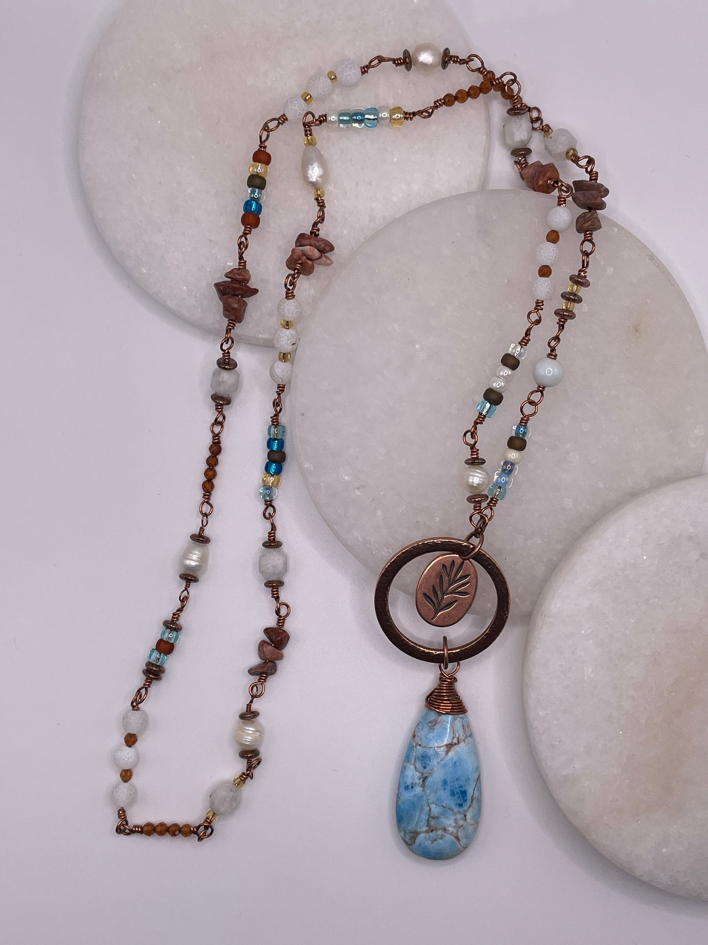 Apatite Teardrop Pendant