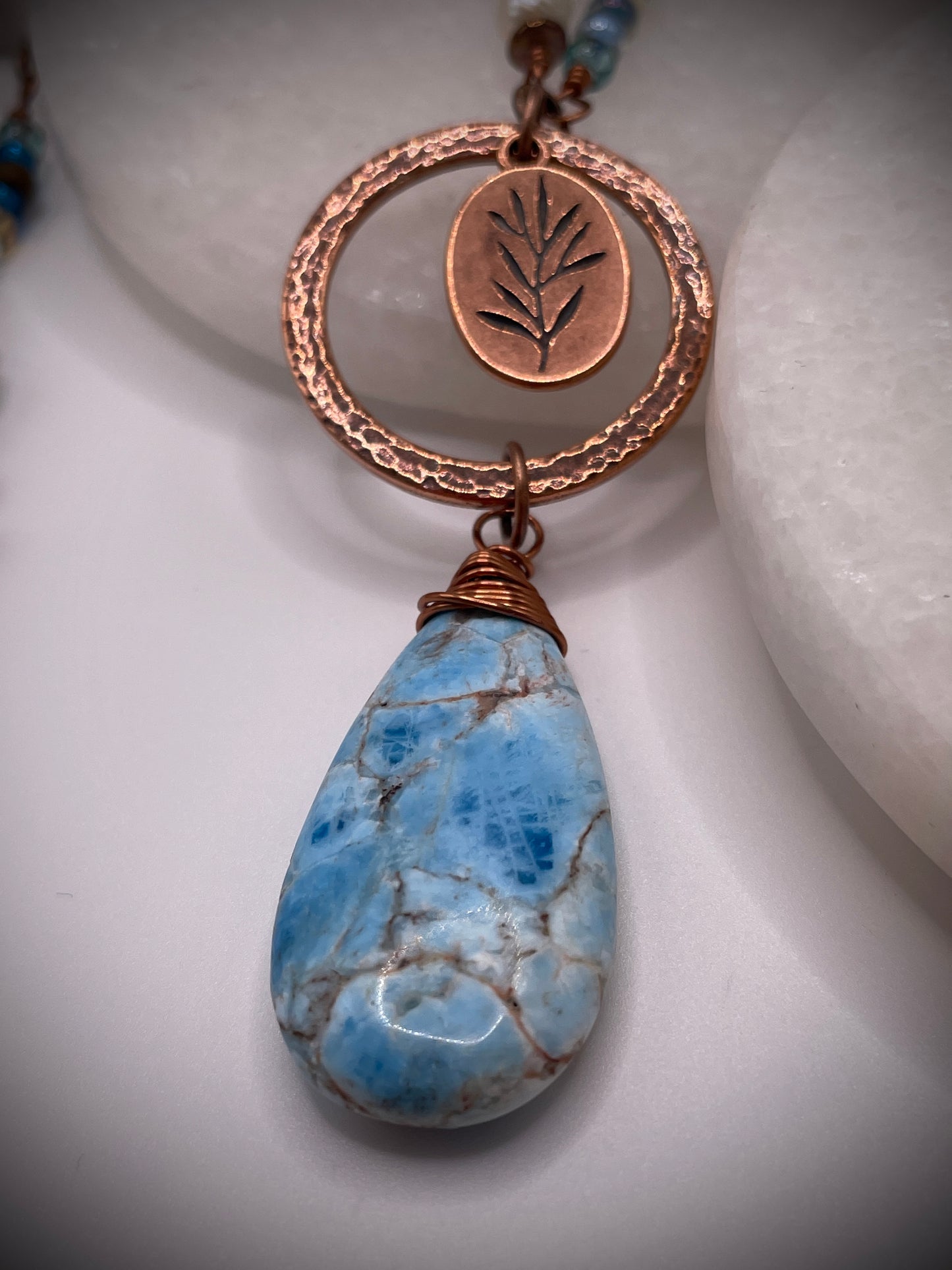 Apatite Teardrop Pendant