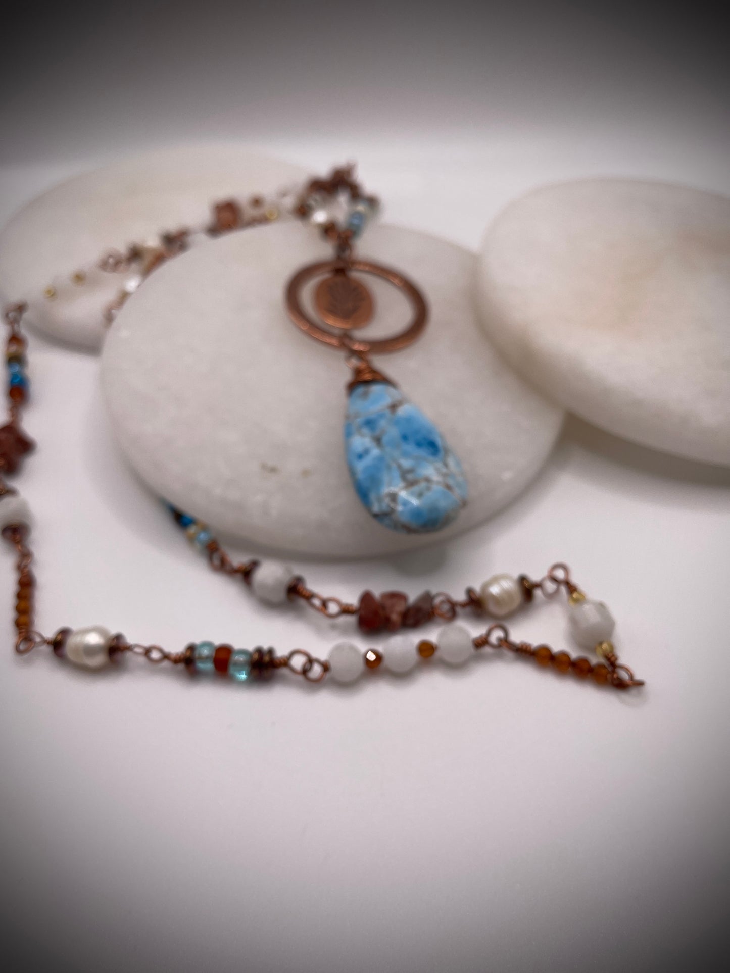 Apatite Teardrop Pendant