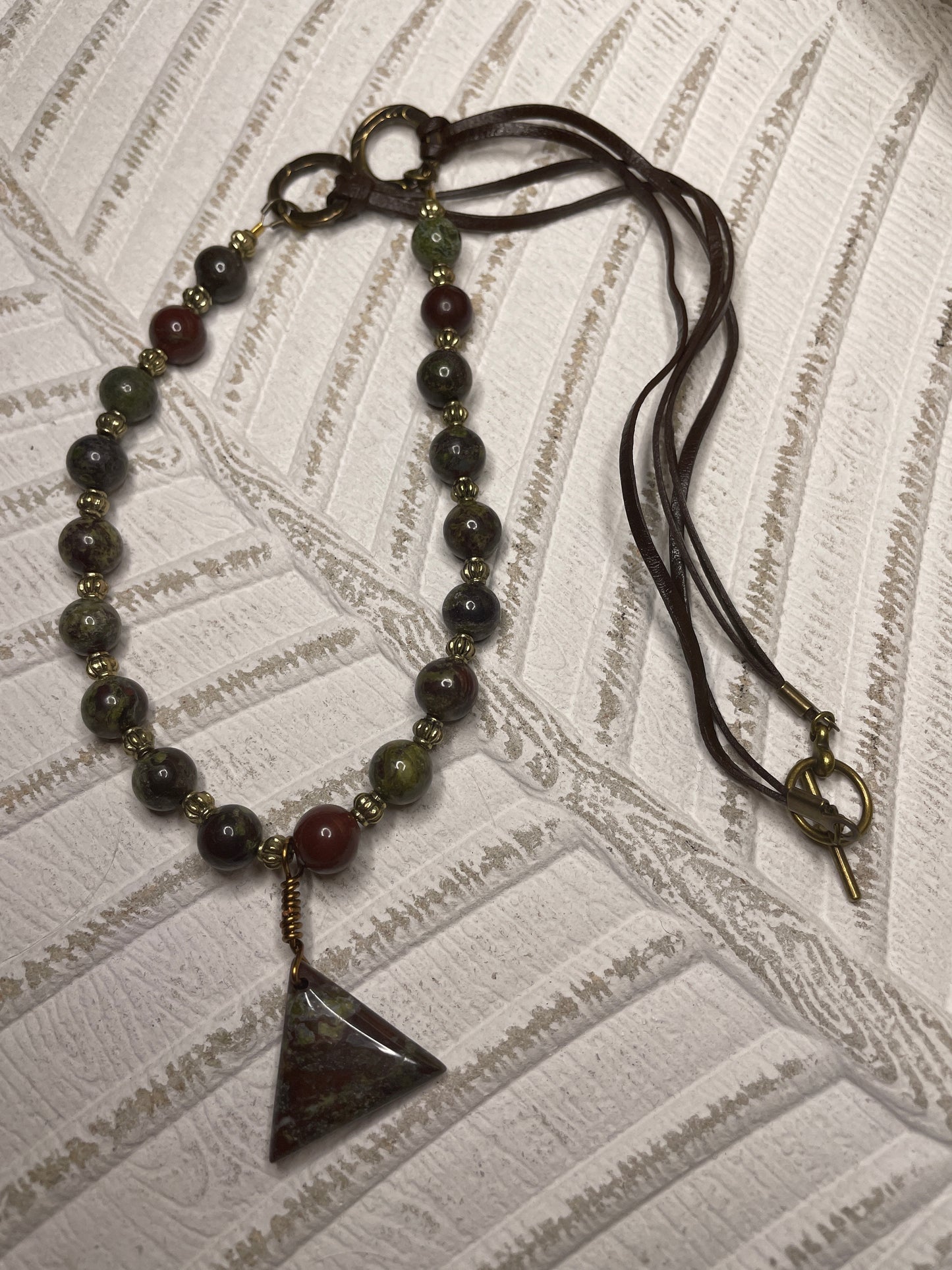 Dragon Blood Jasper Trio