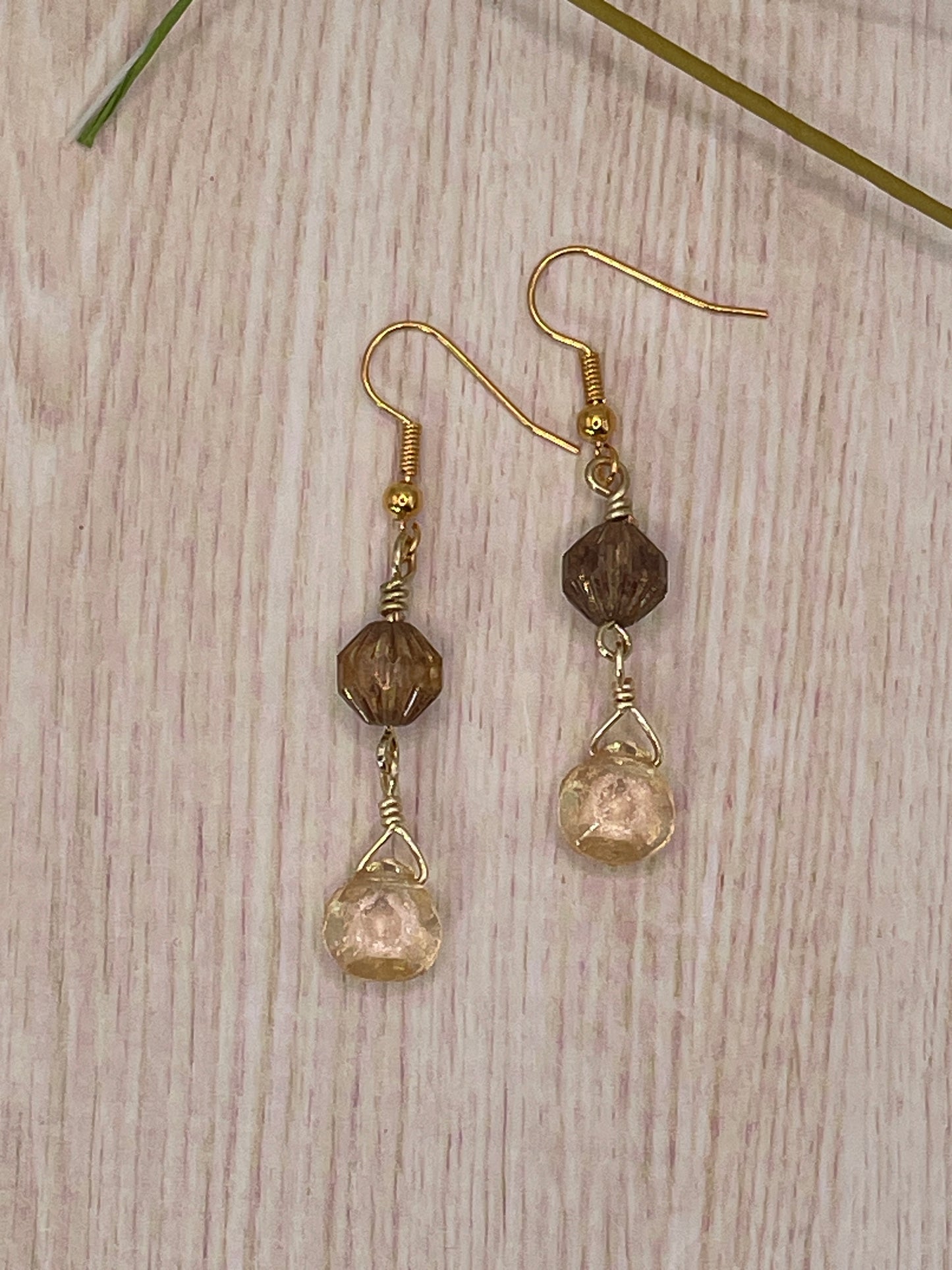 Champagne Drop Earrings