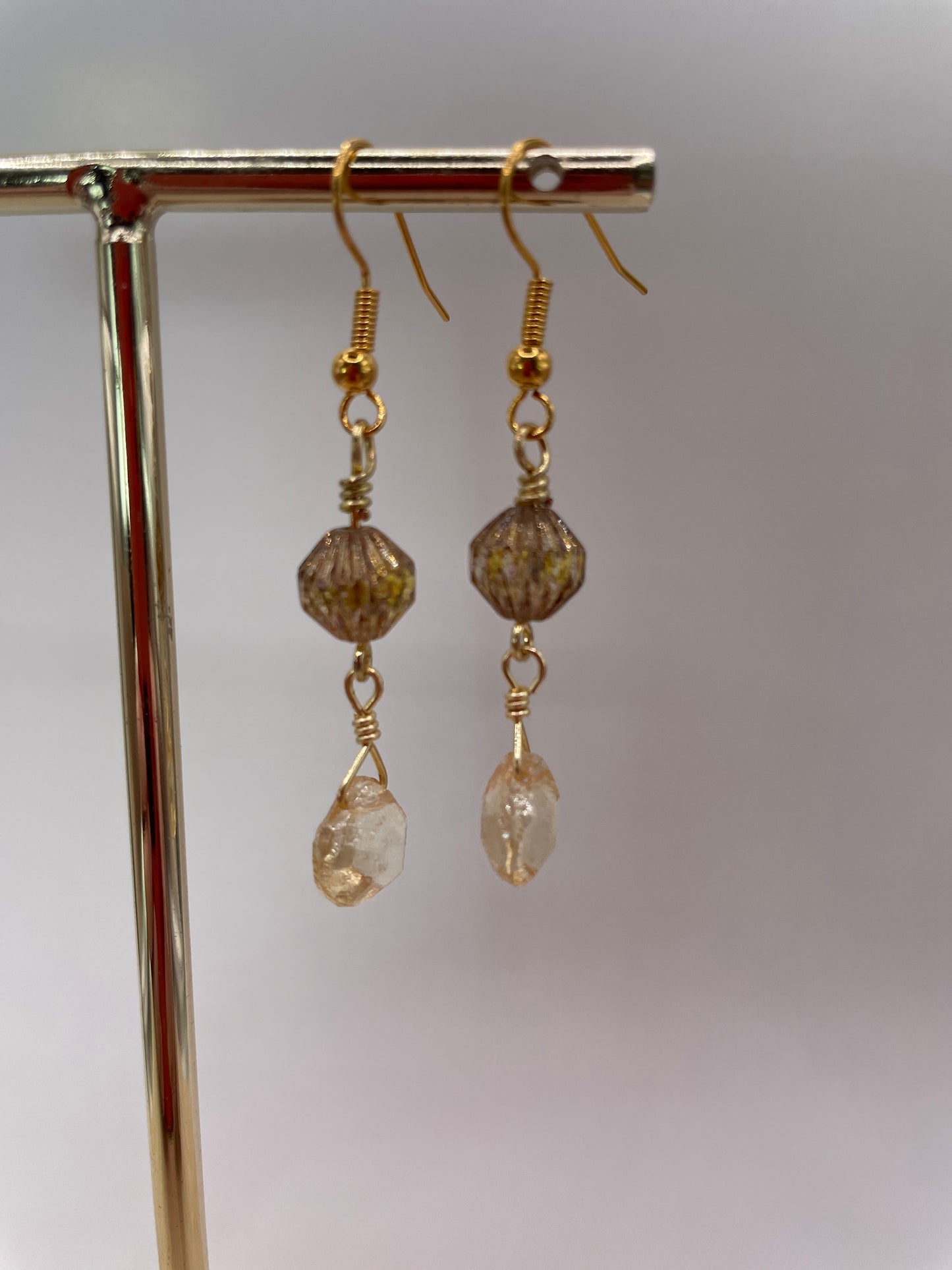 Champagne Drop Earrings