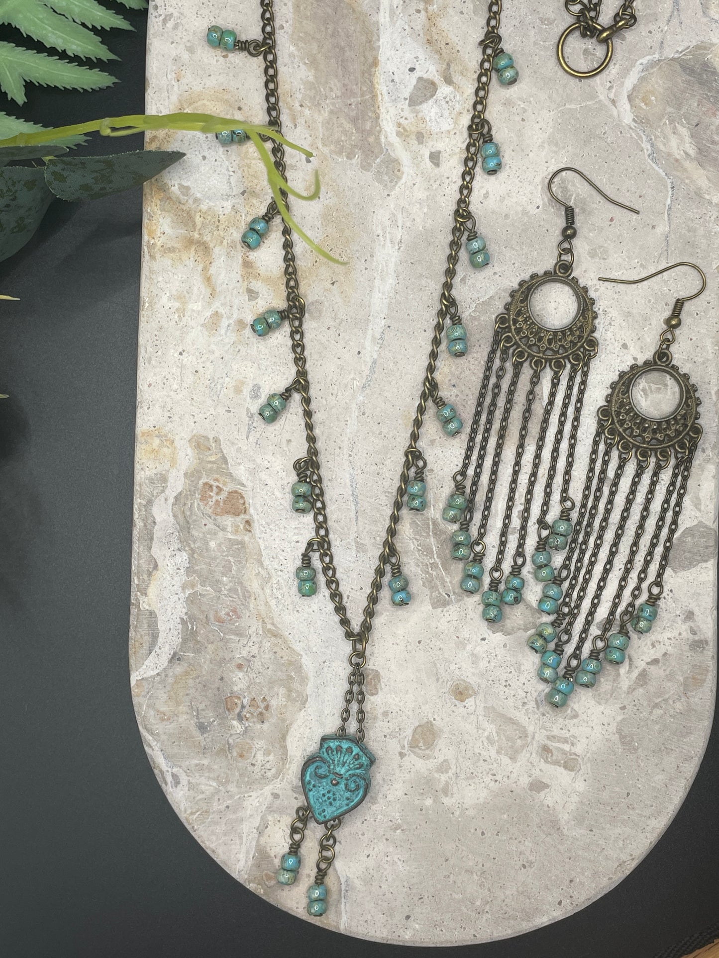 Verdigre Coat of Arms Necklace