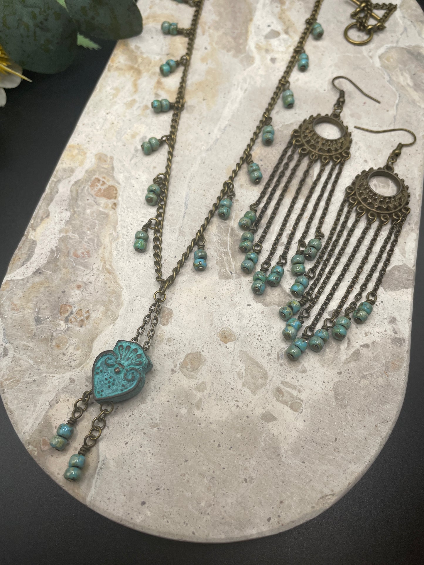 Verdigre Coat of Arms Necklace