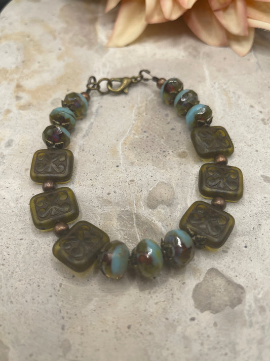 Ornate Rectangle Bracelet
