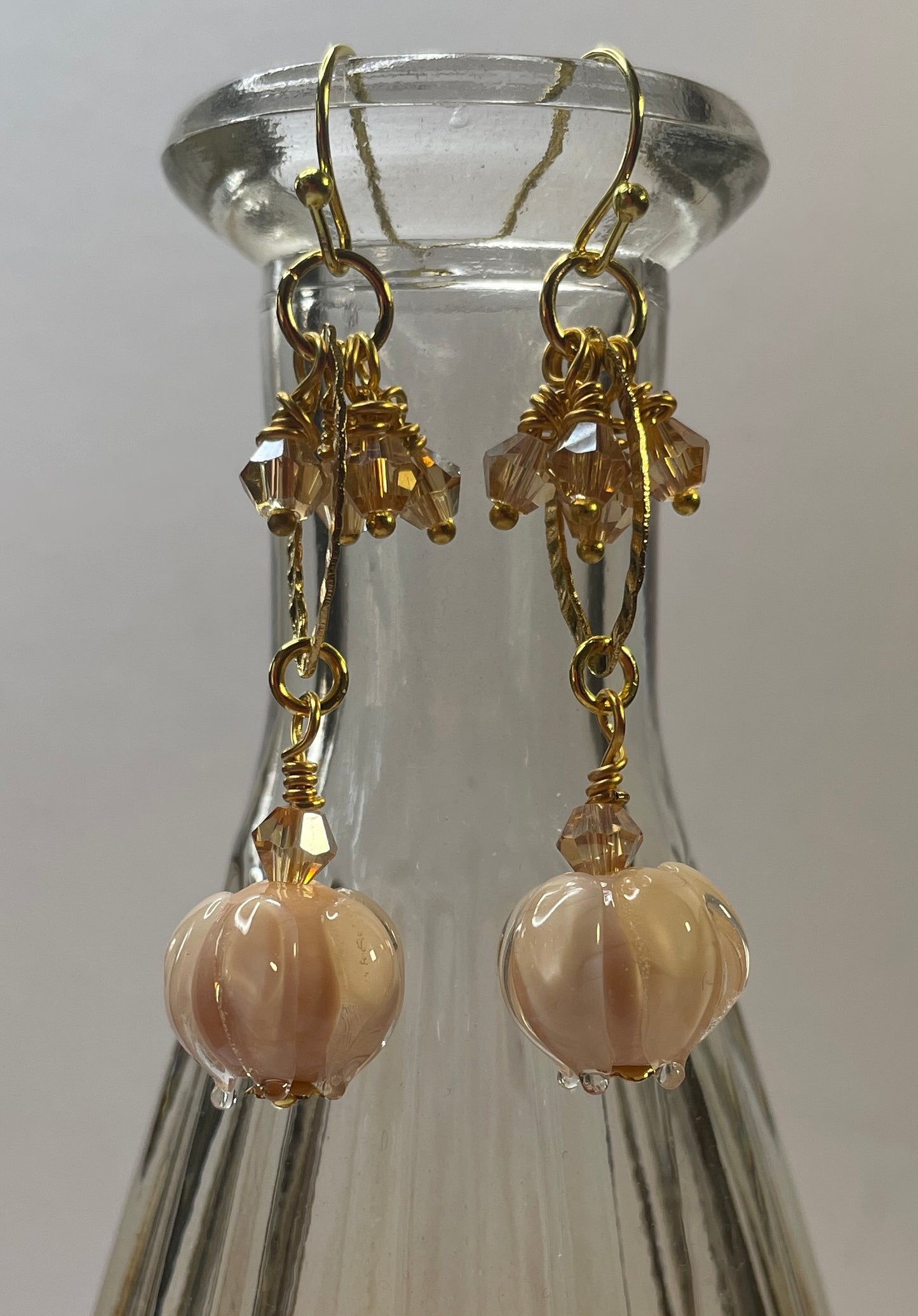 Peach Blossom Earrings