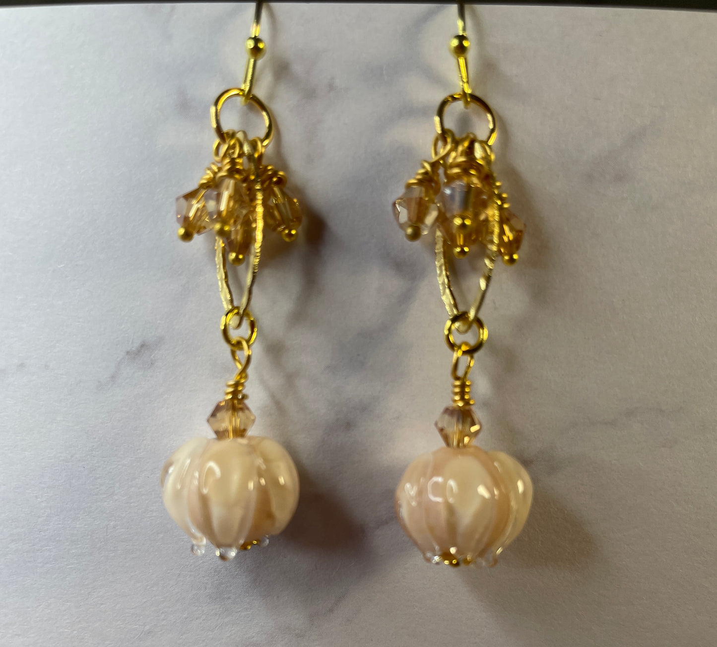 Peach Blossom Earrings
