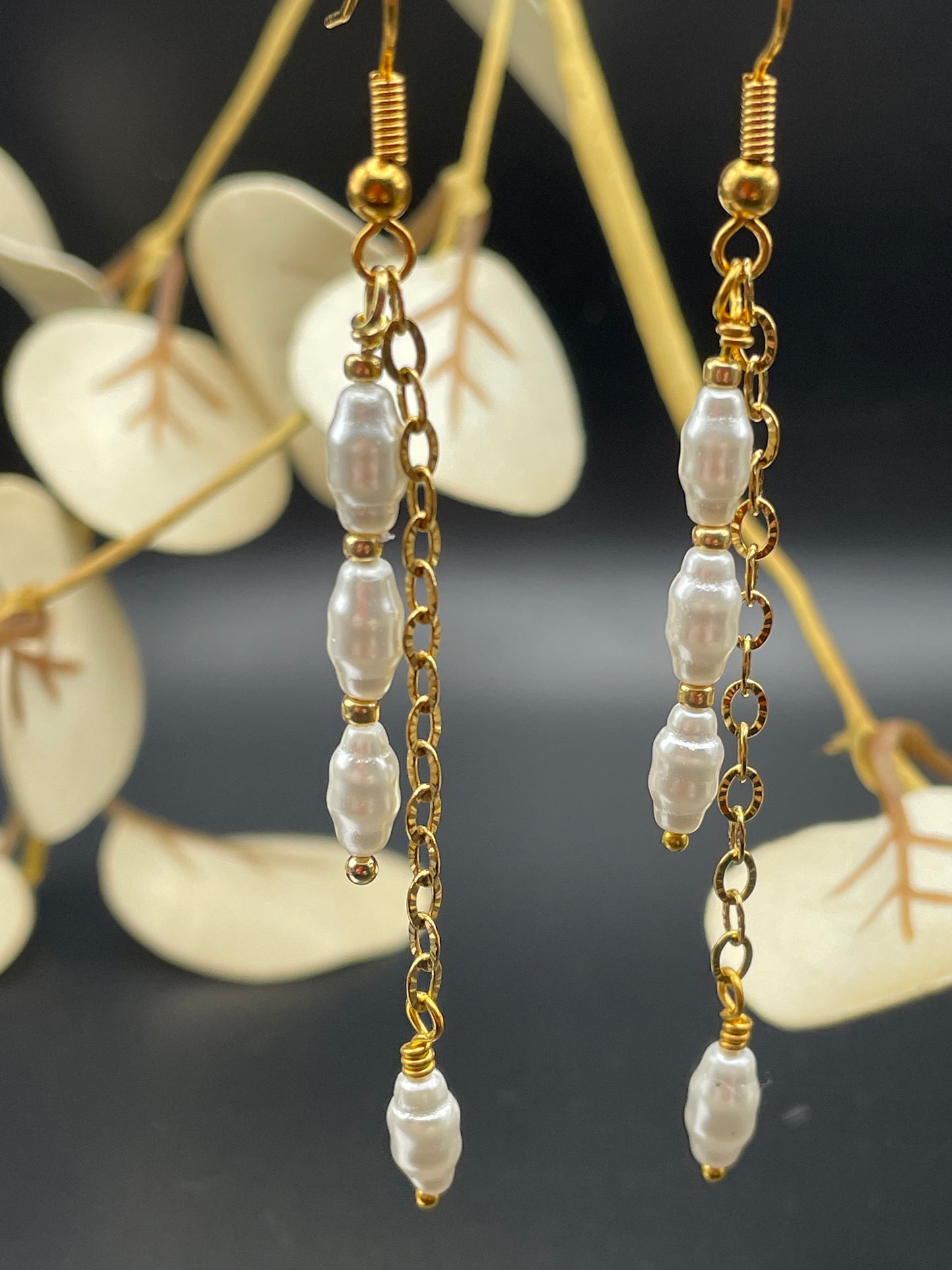 Rice Pearl Earrings