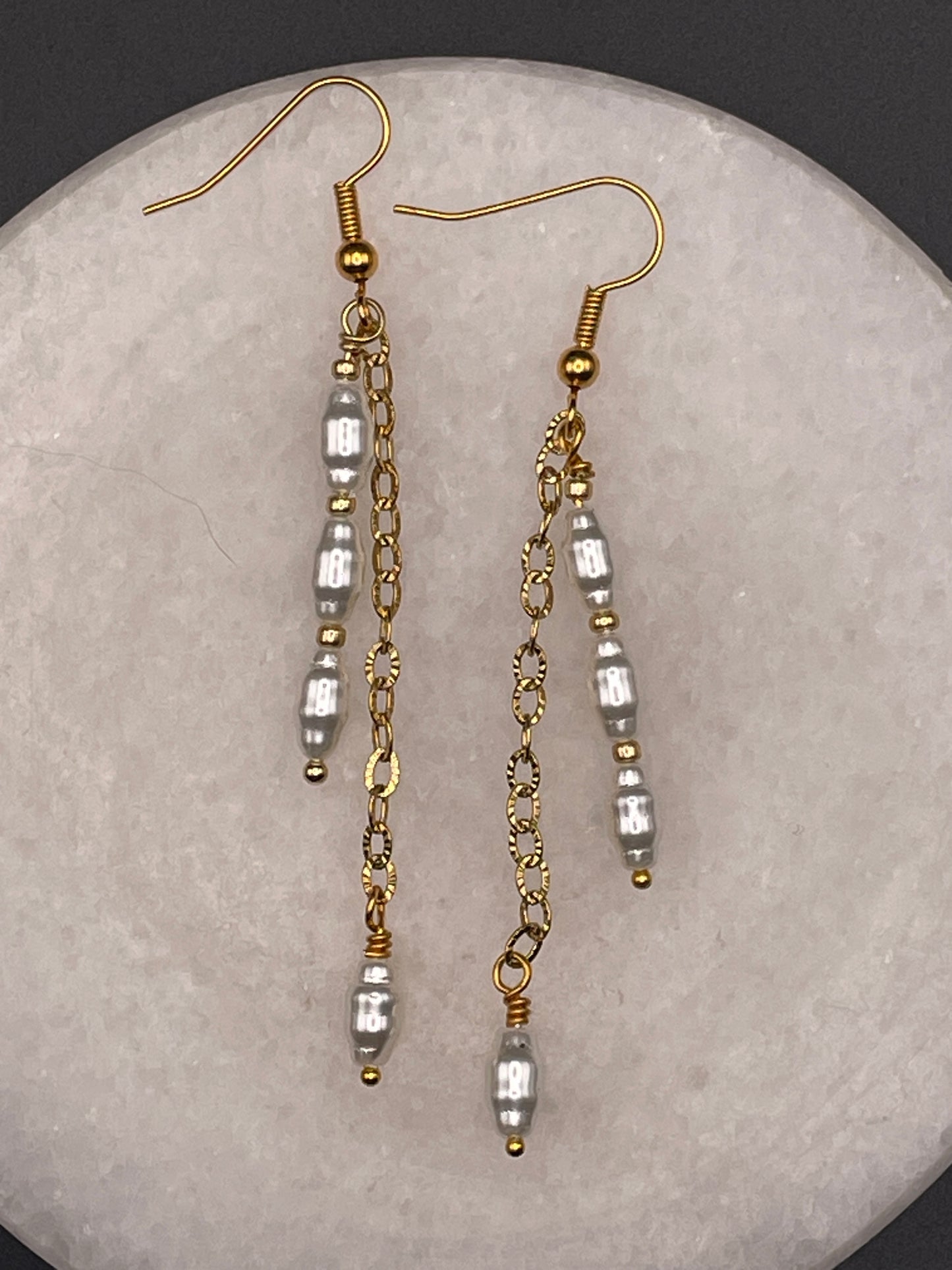 Rice Pearl Earrings