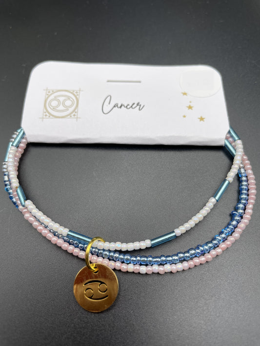 Zodiac 3-strand bracelet