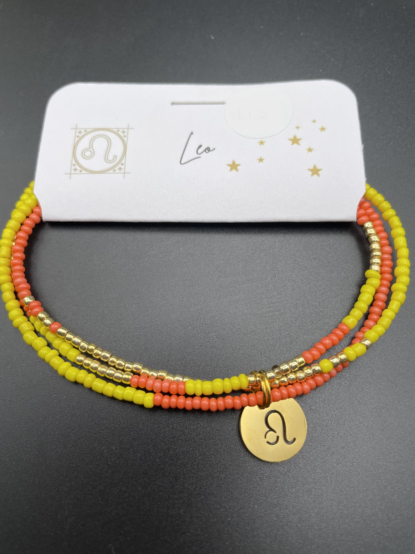 Zodiac 3-strand bracelet