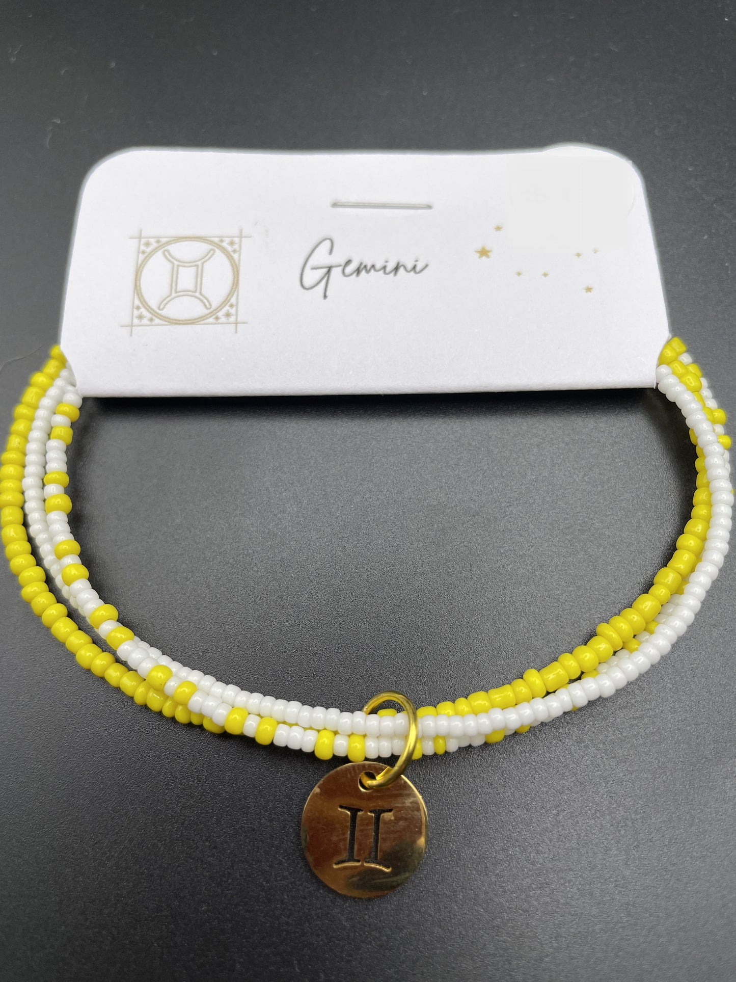 Zodiac 3-strand bracelet
