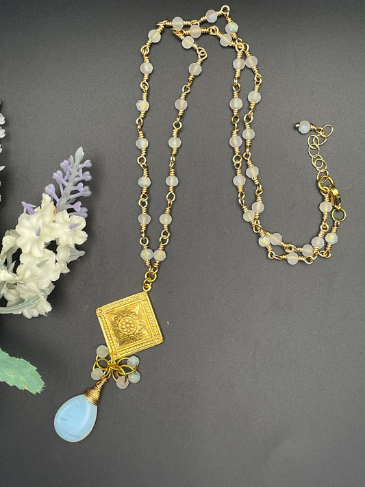 Diamond Chandelier Necklace